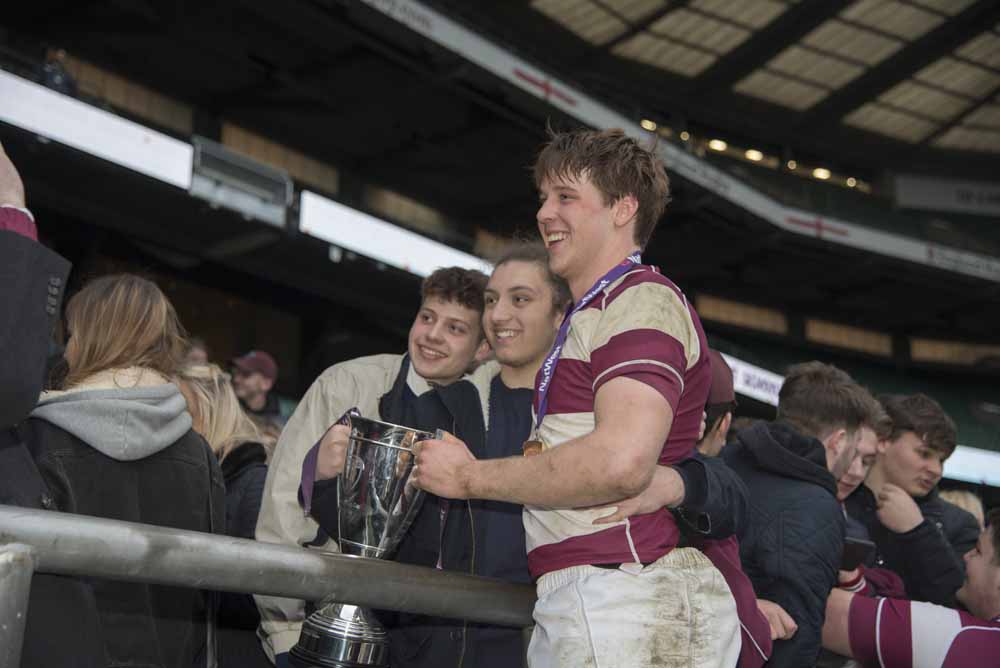 NatWest Schools Cup Final (won 18-10 against QEGS Wakefield